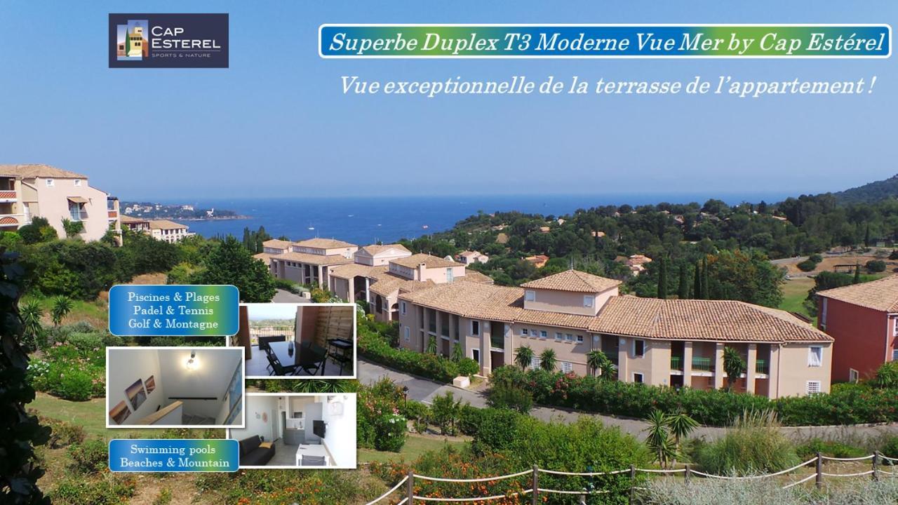 Appartements Modernes Vue Mer A Cap Esterel Saint-Raphael  Ngoại thất bức ảnh